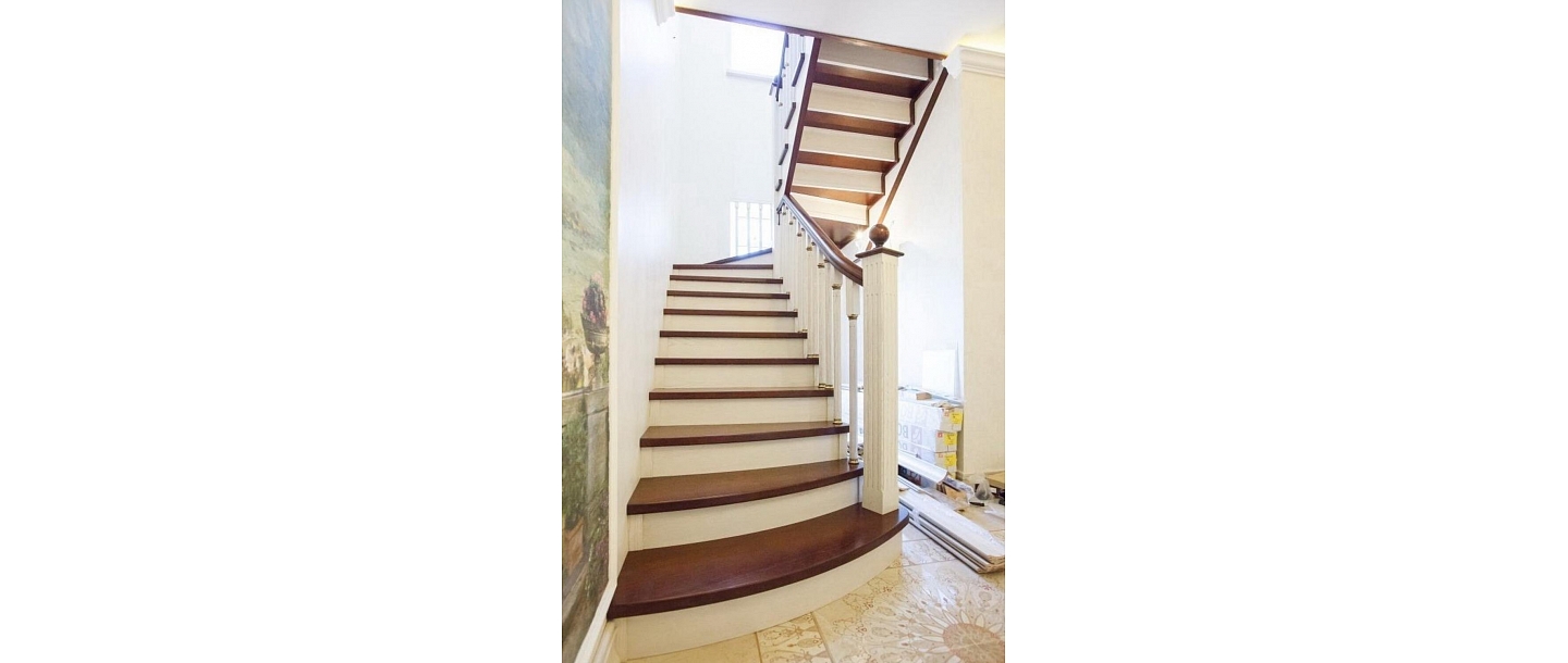 Wooden stairs