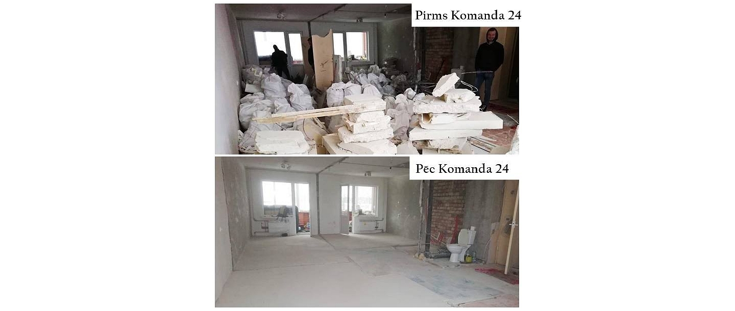 Komanda24, LTD, Removal of construction debris and old wooden furniture 