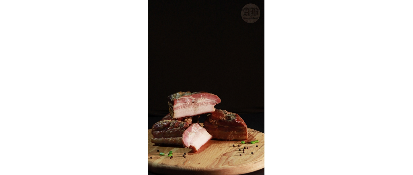 Home-smoked meats smoked with alder wood