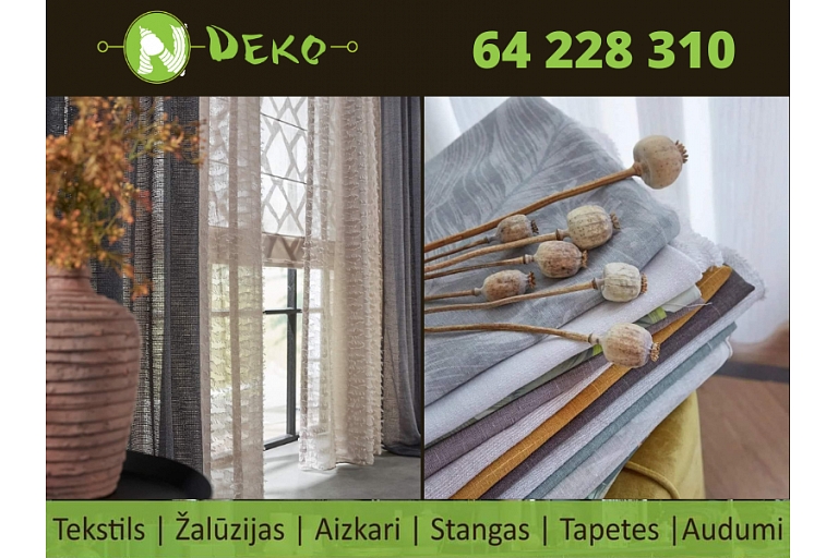 Curtain fabric.