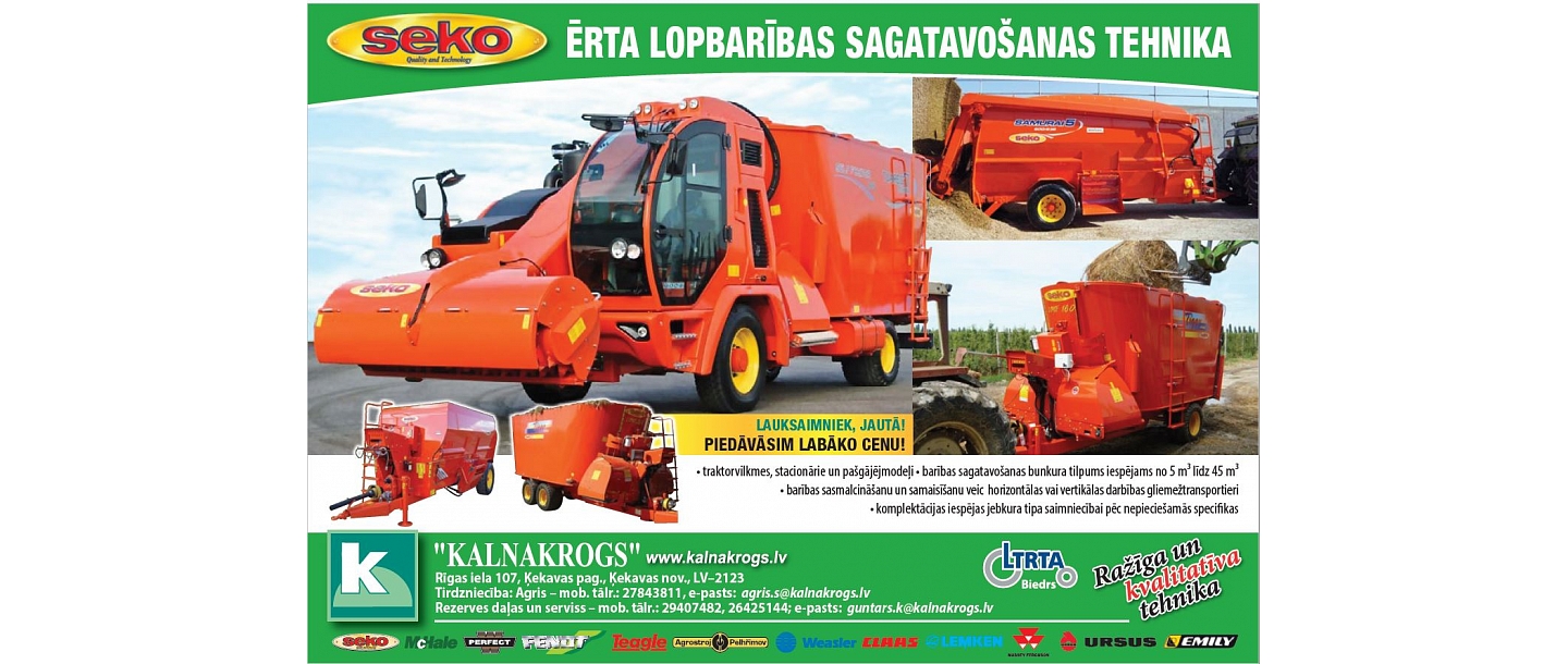 Forage preparation machinery