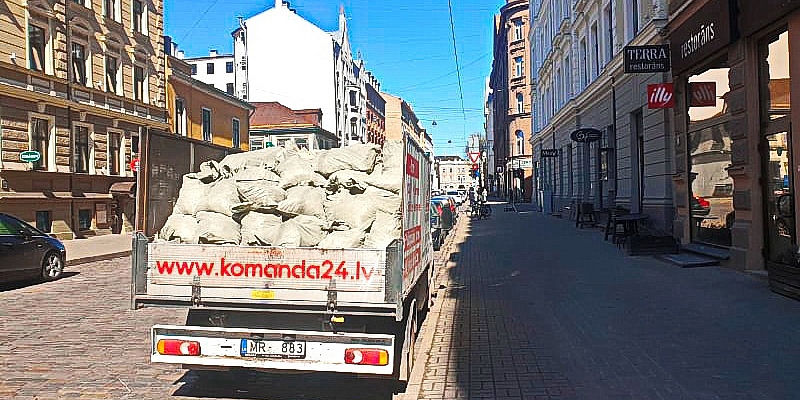 Вывоз строительного мусора в Риге и по всей Латвии