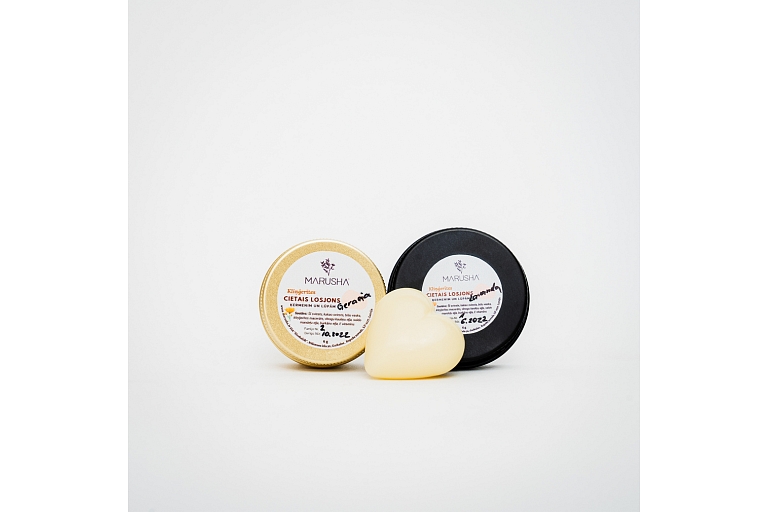 Solid body lotions