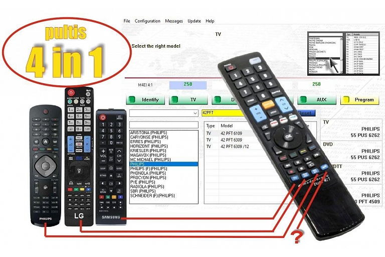 TV remote control