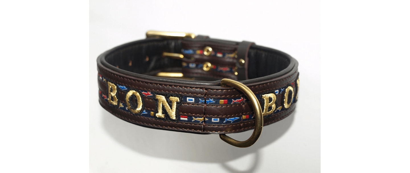 Leather collars for dogs