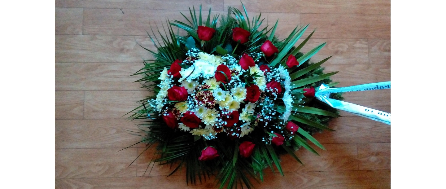 Dahlia, flower shop, funeral wreaths
