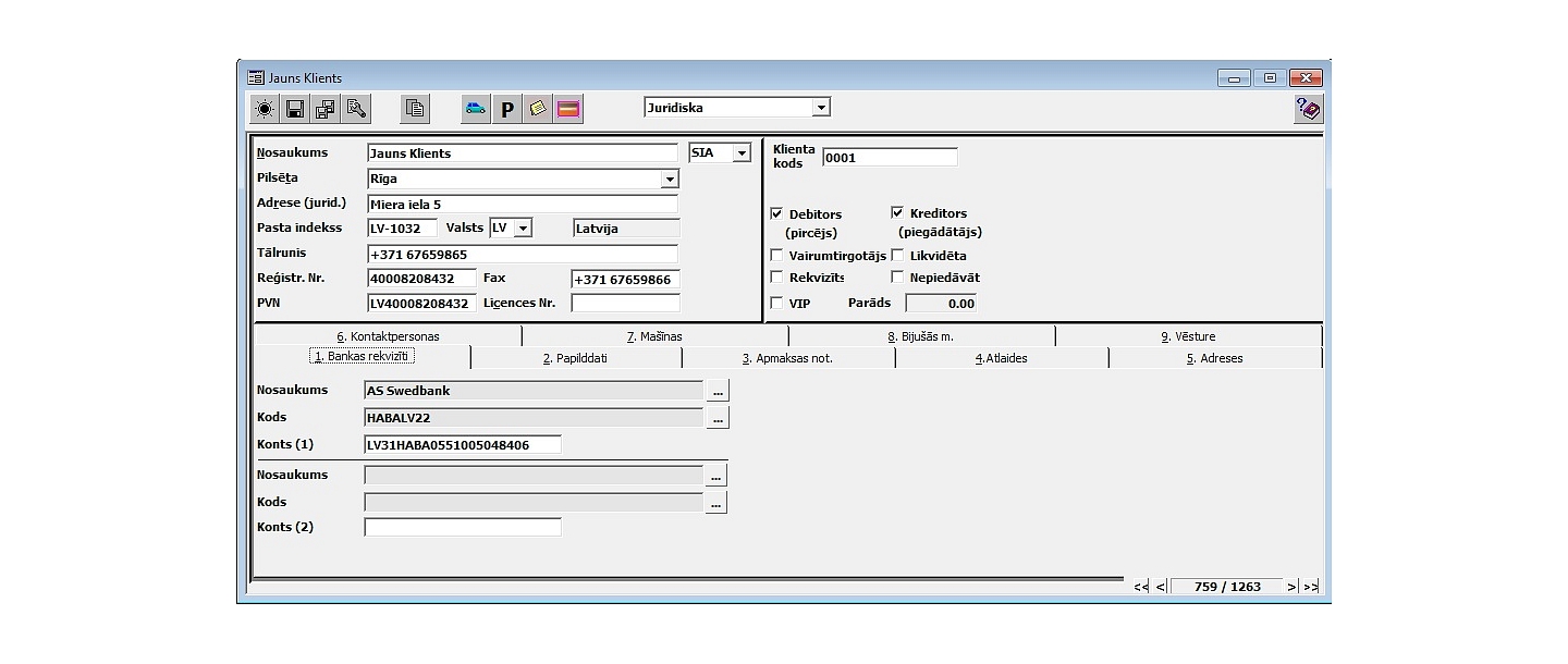 DPS accounting system