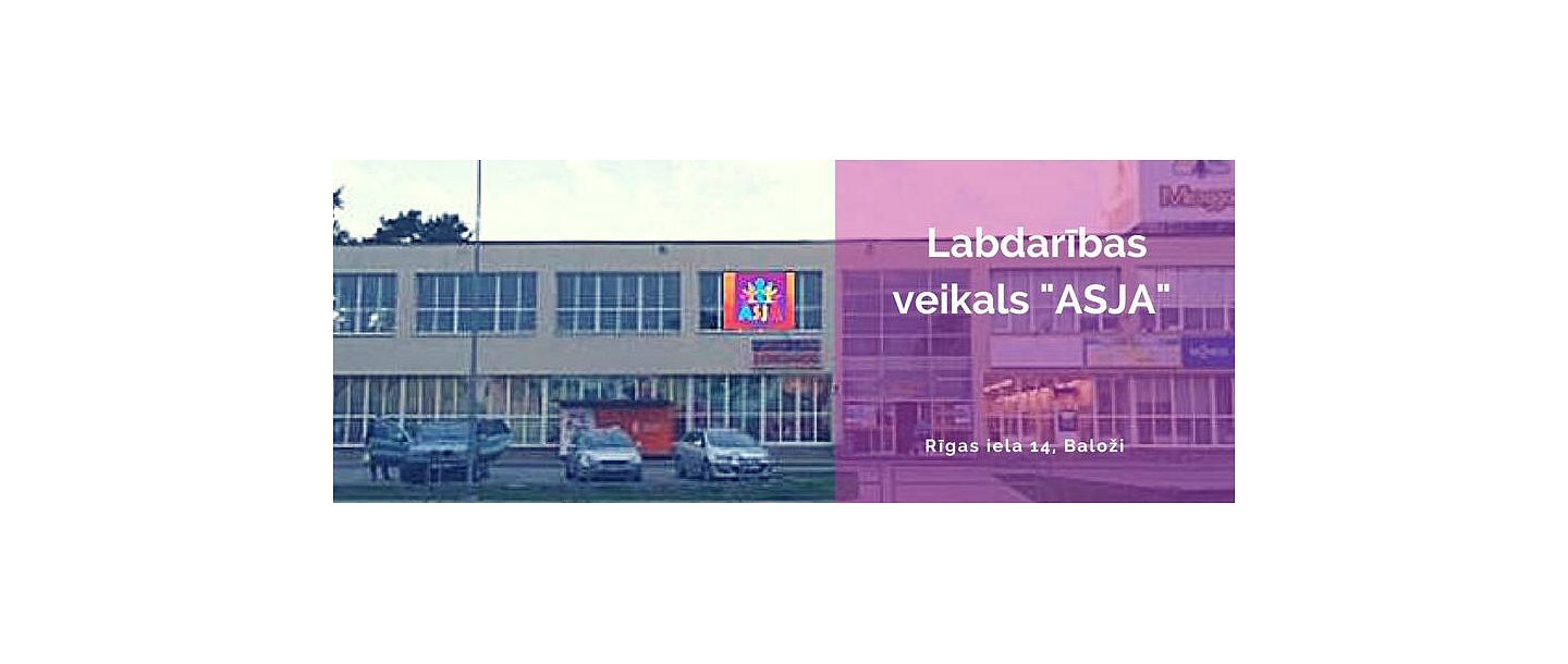 Labdarības veikals, ASJA