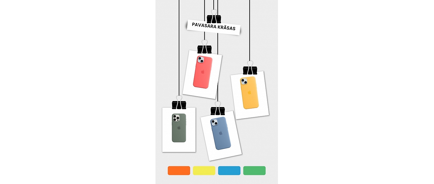 Phone covers in different colors