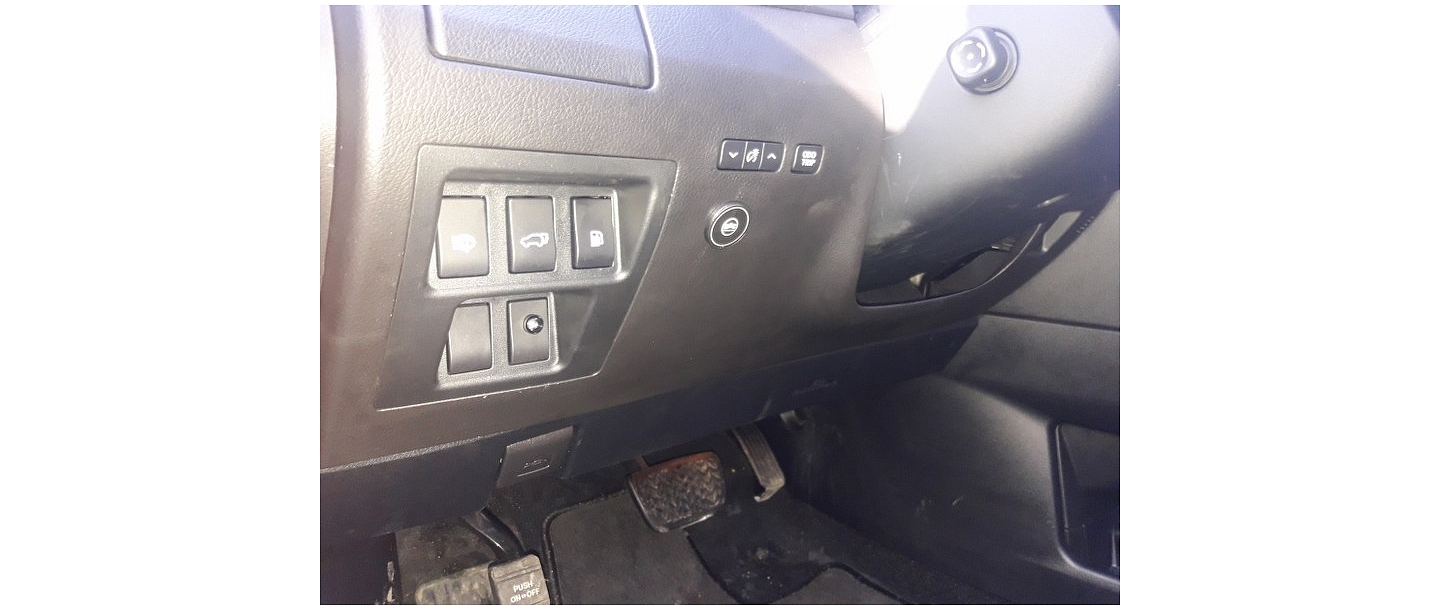 A button in the cabin