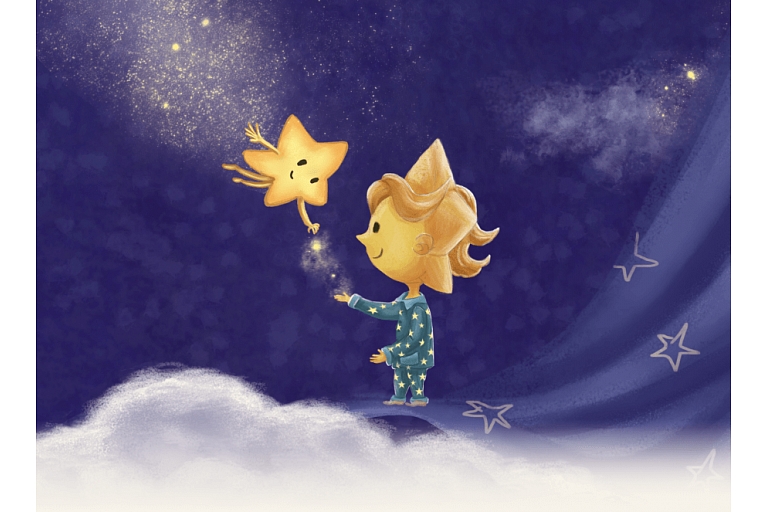 Illustration from the game Sam Dreamer