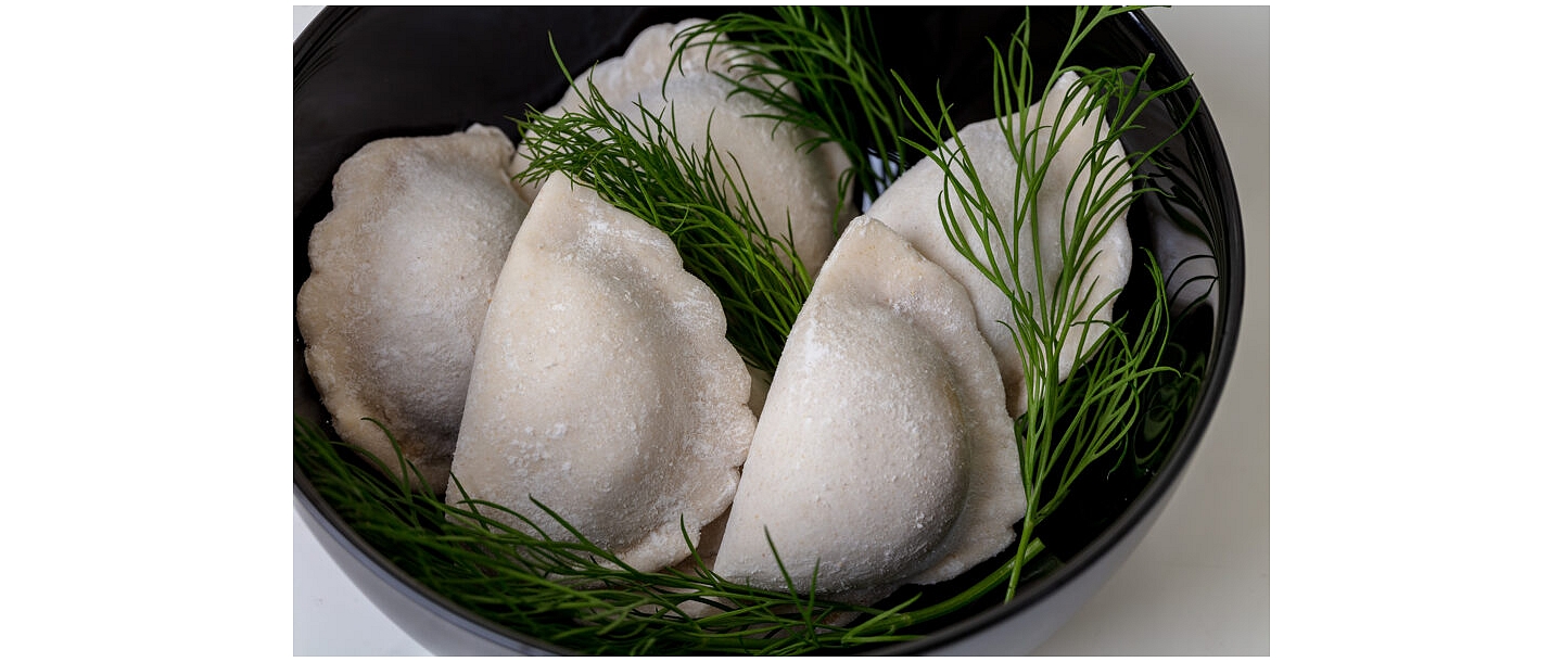 Bezglutēna vegāniskie pelmeņi