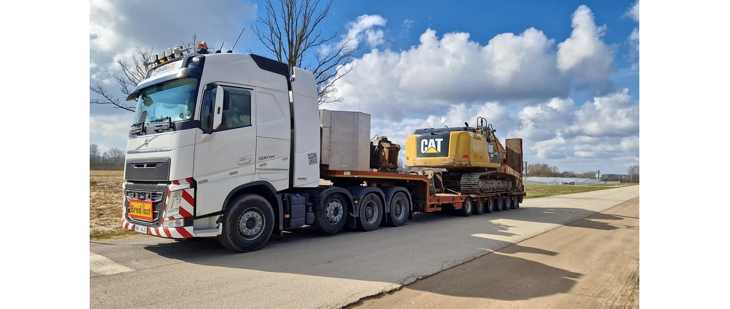 Oversized cargo transportation in the Baltic States