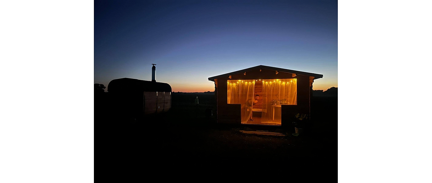 Romantic getaway under the starry sky
