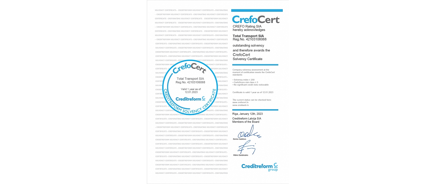 Groupage cargo transportation