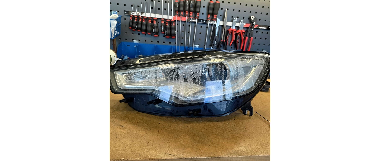 Preventing headlight fogging