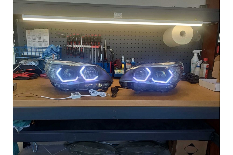 Headlight beam change to EU