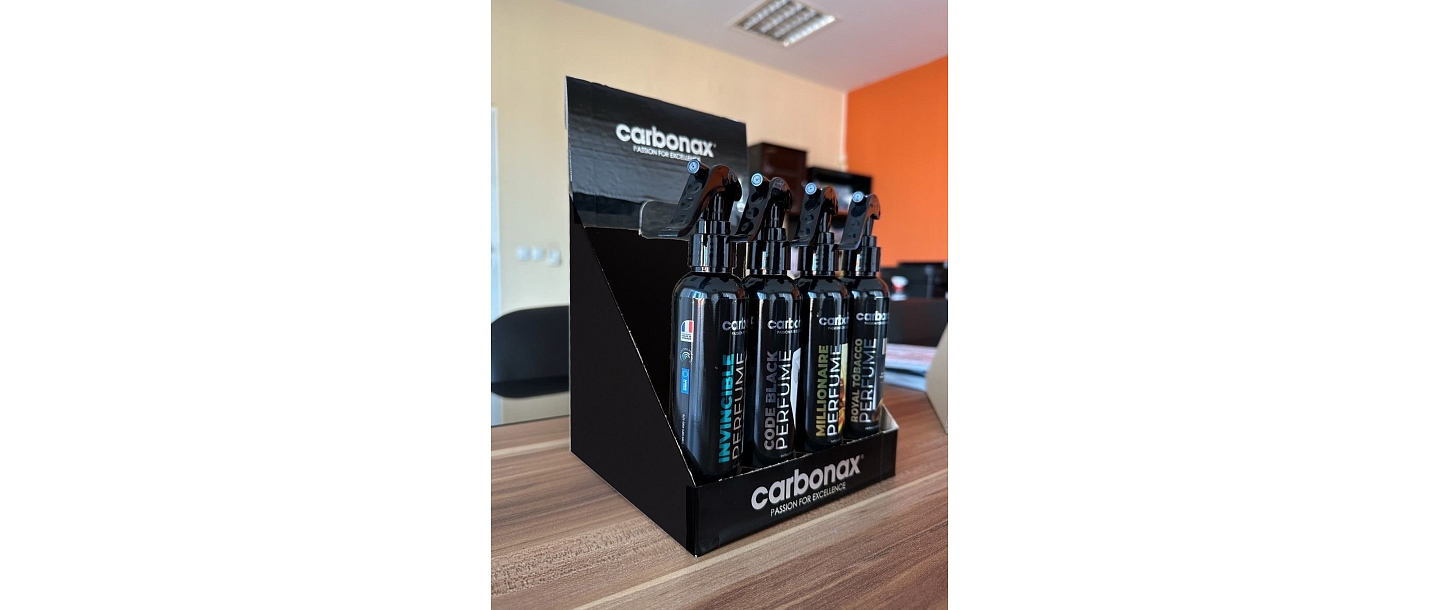 CARBONAX® premium auto smaržu kolekcija profesionālai auto kopšanai