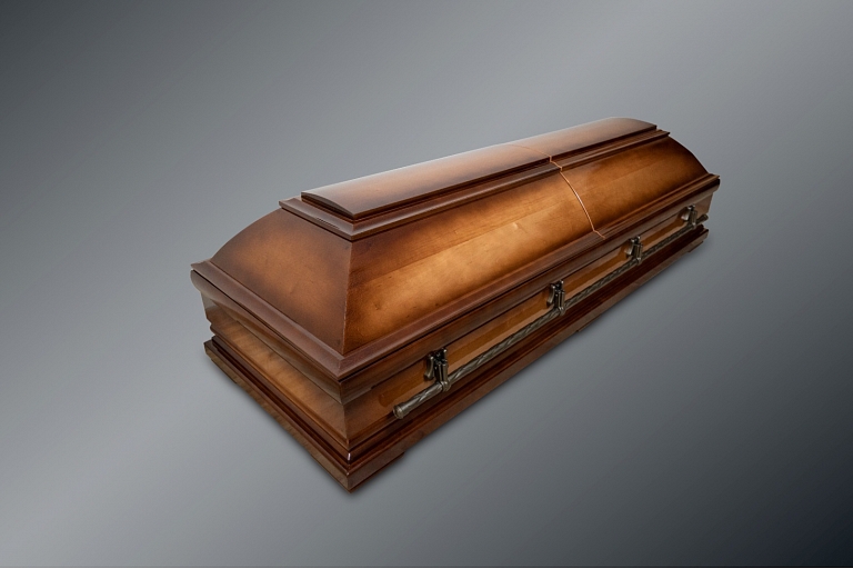Silence VS – a quality wooden coffin with a fine finish