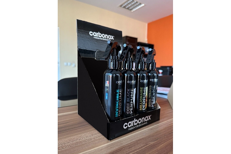Коллекция премиальных автомобильных ароматизаторов CARBONAX® для профессионального ухода за автомобилем