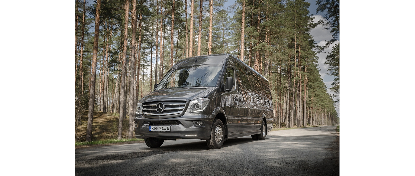 Прокат автобусов в Риге