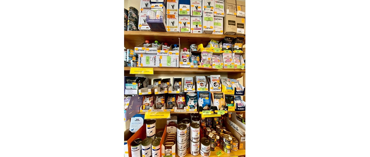 A wide selection of canned goods and delicacies for every taste