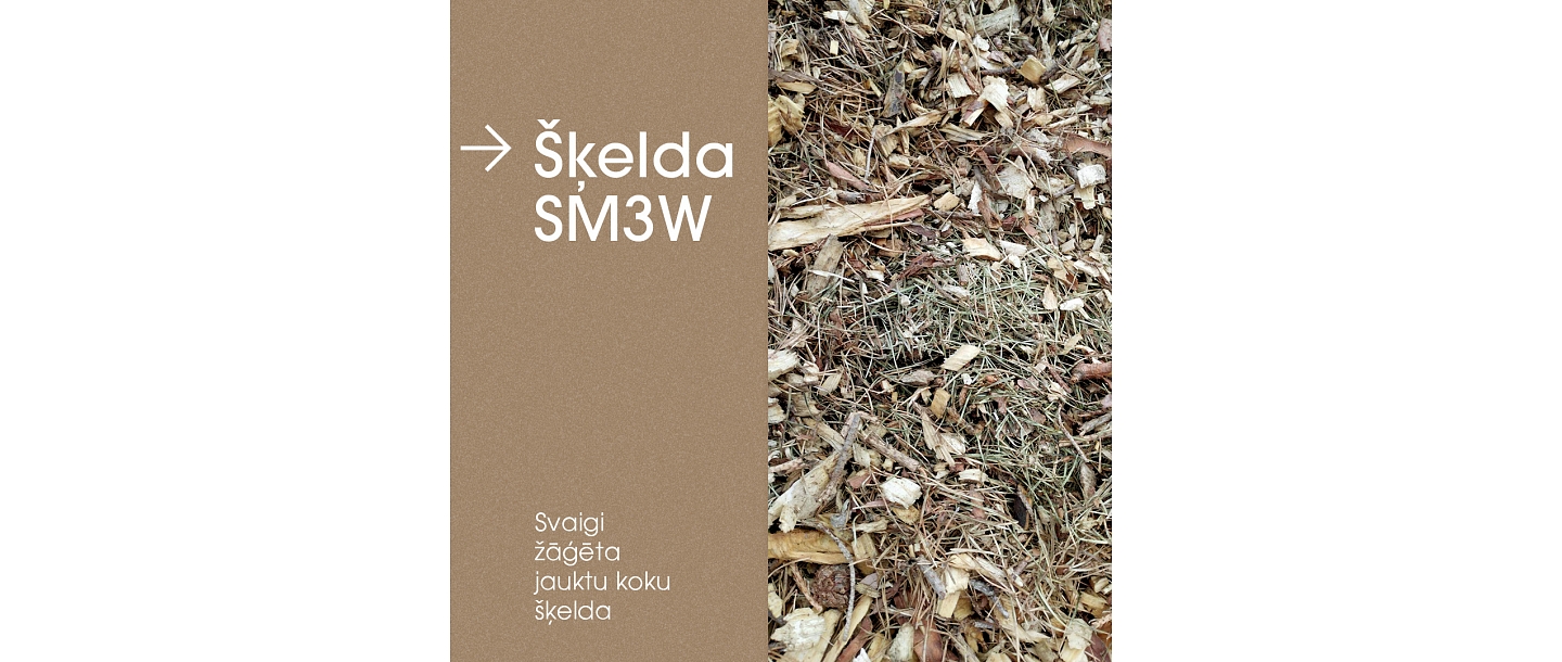 Freshly cut wood chips for nice tree branches SM3W