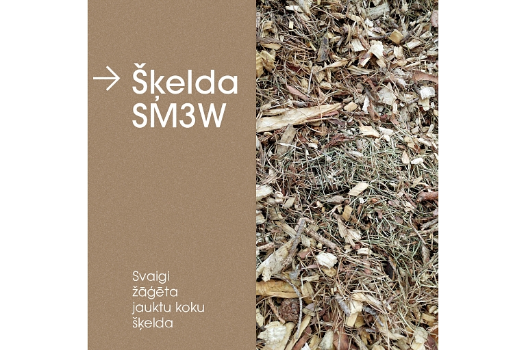 Freshly cut wood chips for nice tree branches SM3W