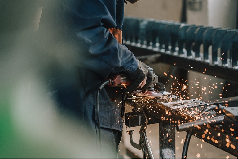 Full metalworking project development cycle in Kurzeme