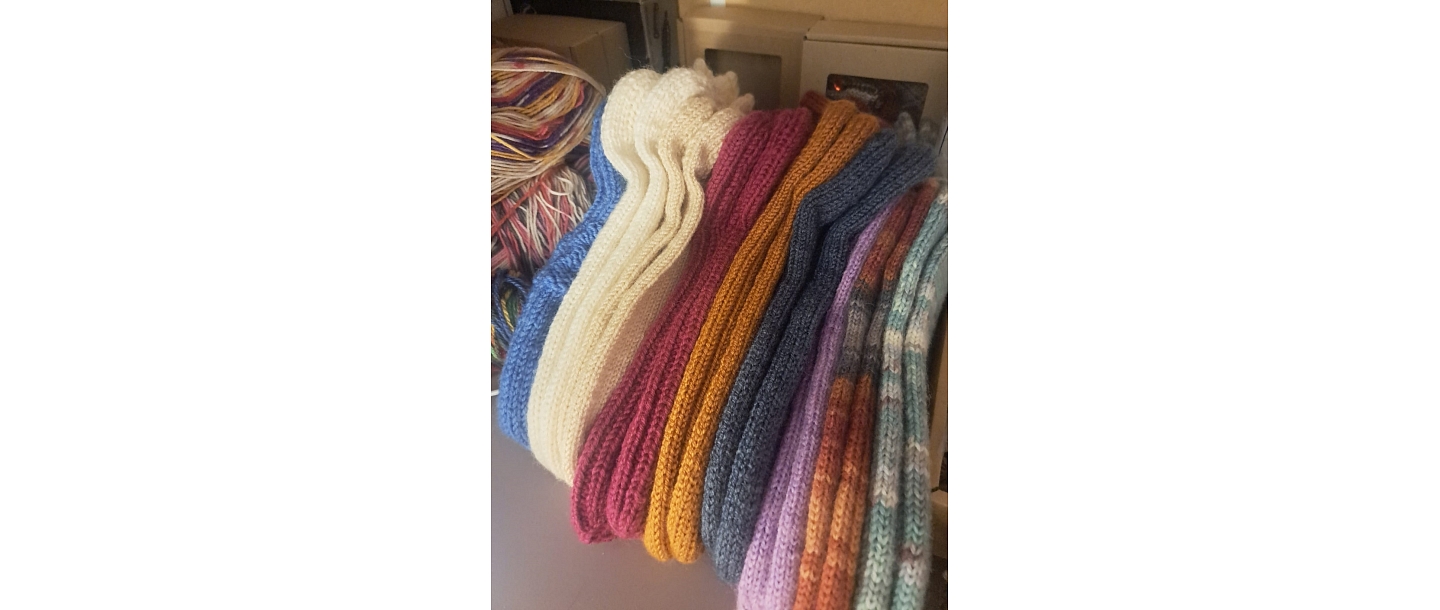 Knitted socks