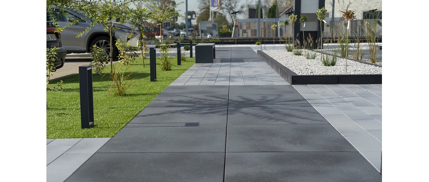 Large concrete slabs