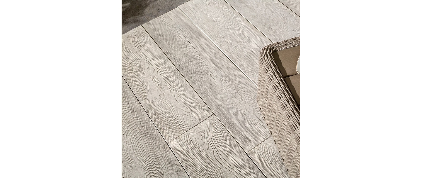 Wood imitation paving
