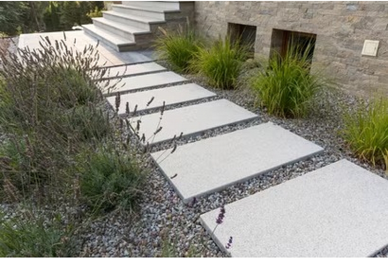 Large concrete slabs