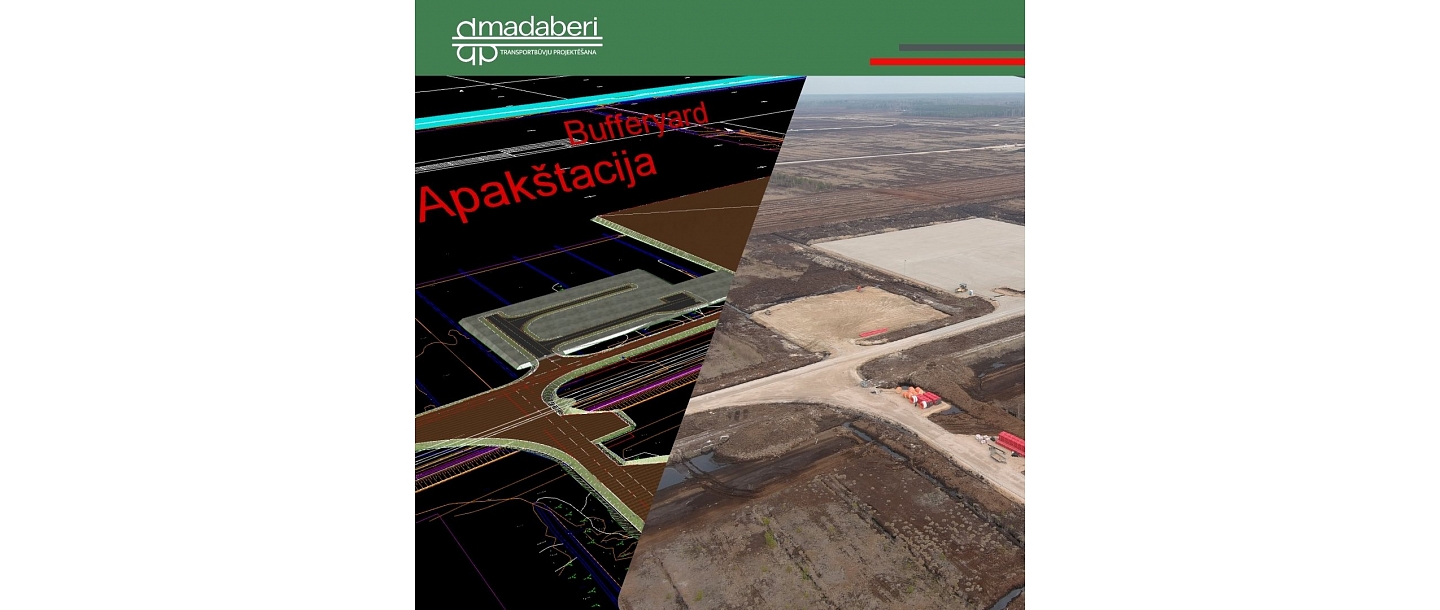 Būvniecības plānošanas process, integrējot jauno infrastruktūru ar esošo. Vizualizācija un reālie darbi uz vietas, kas nodrošina projekta progresu.