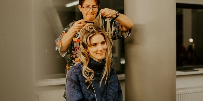 Creating festive hairstyles