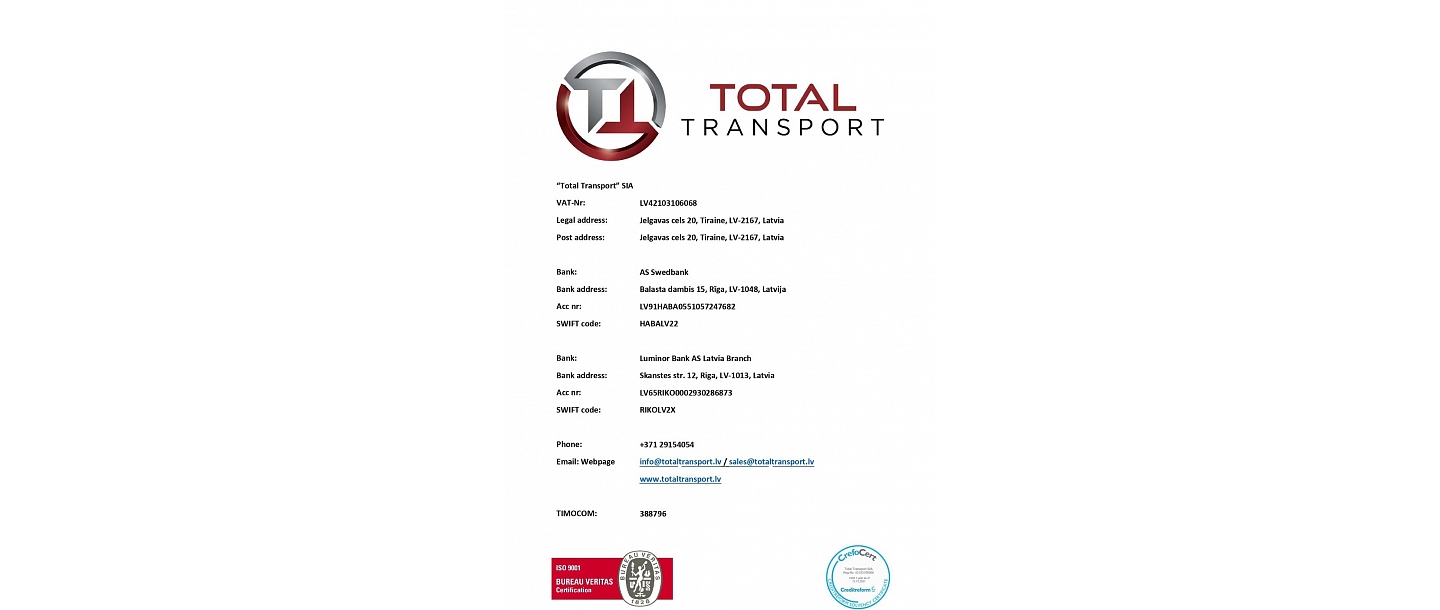 SIA Total Transport