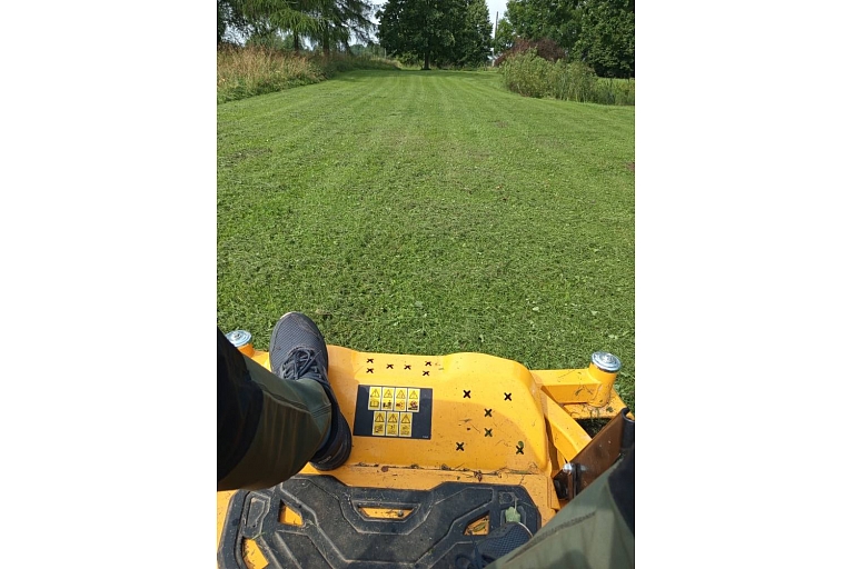 Mowing works