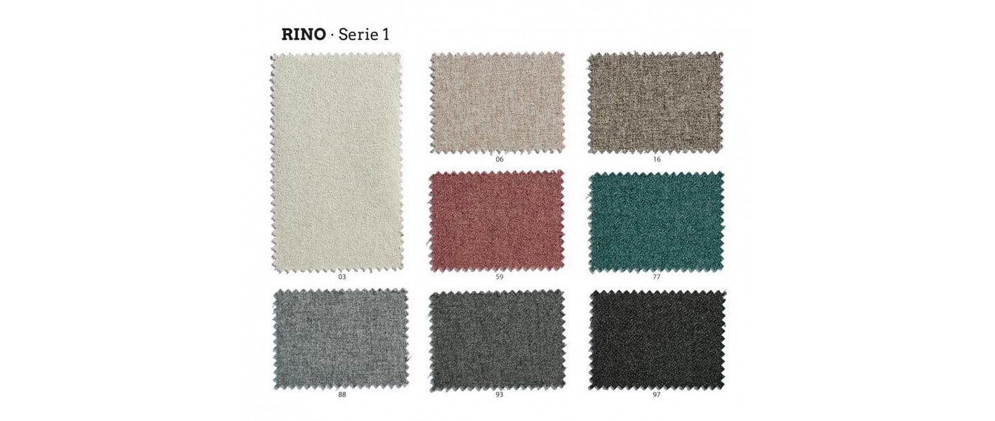 Upholstered furniture fabric samples RINO collection