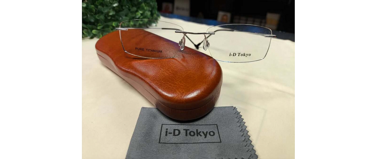 ID Tokyo безободковые титановые очки