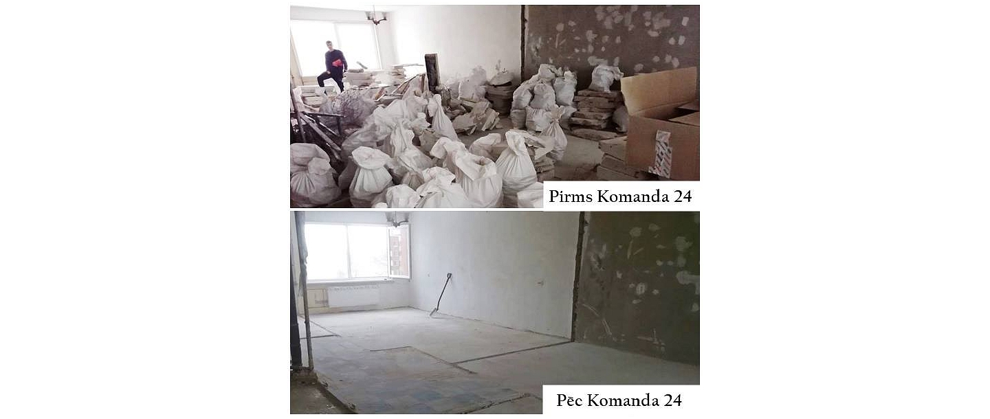 Construction waste removal, Komanda24