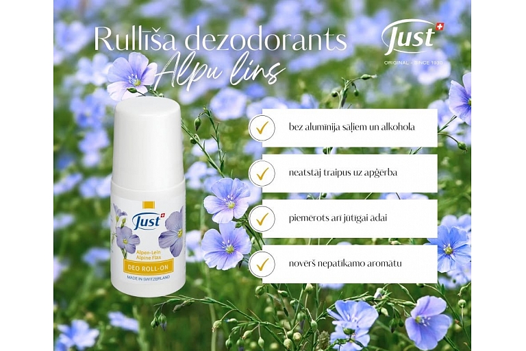 Шариковый дезодорант для белья JUST Alpine