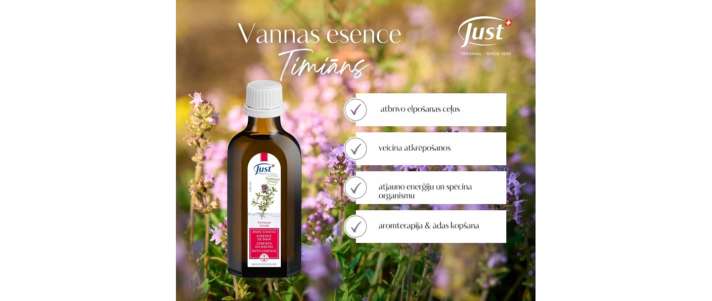 JUST thyme bath essence