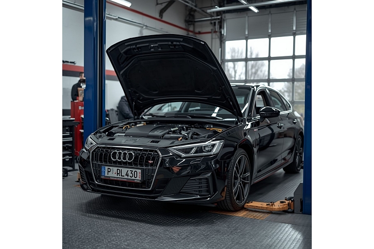 Car oil and filter change