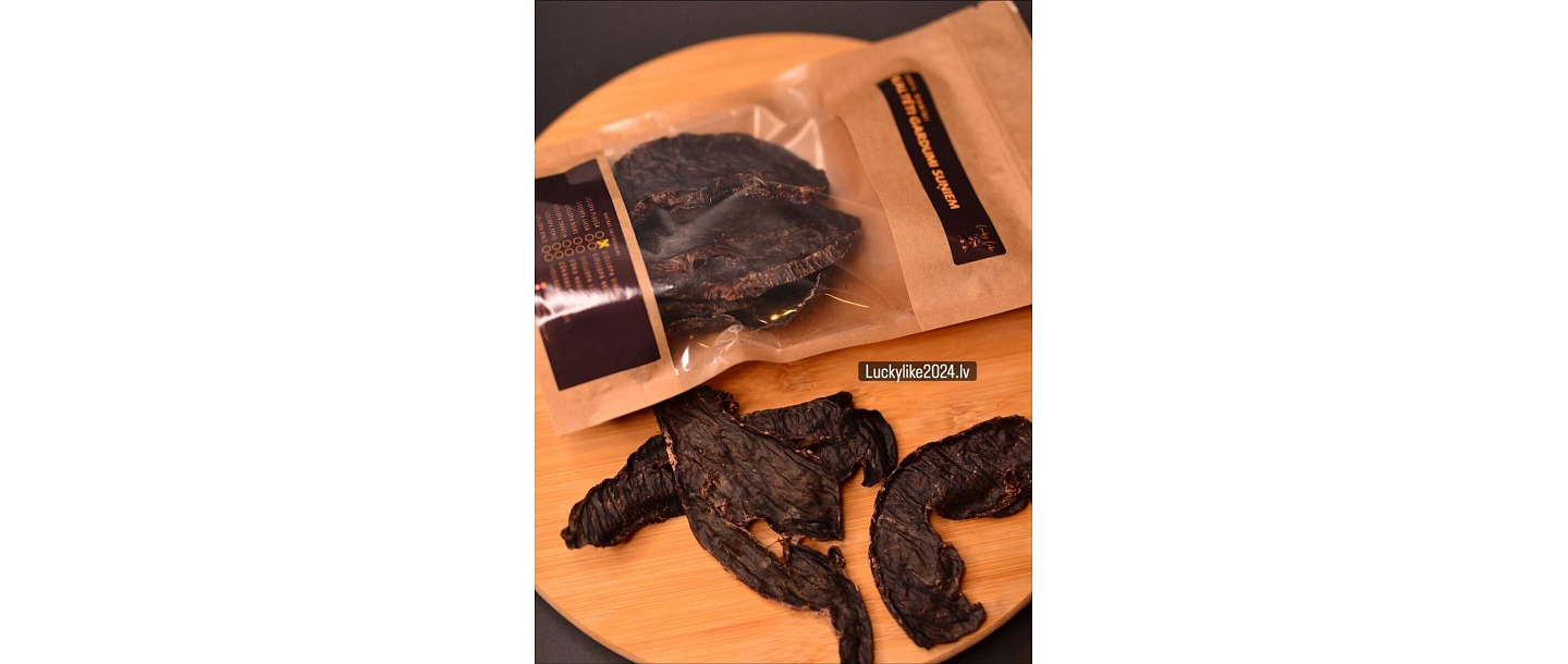 set of natural dried treats for dogs
