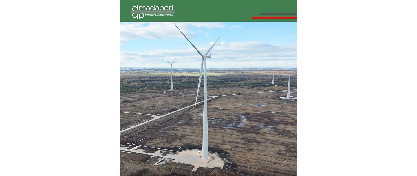 Madaberi participates in the implementation of environmentally friendly solutions – wind turbines are being installed for energy production.