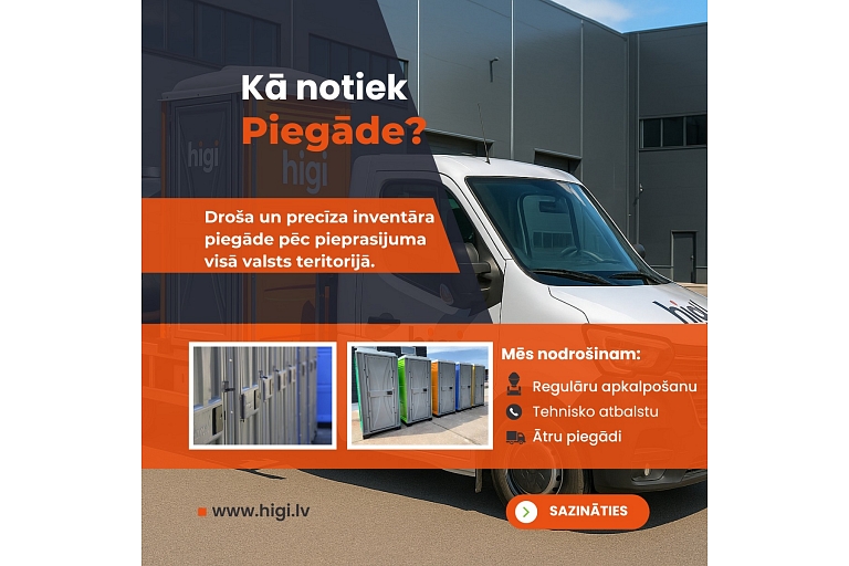 Safe delivery throughout Latvia.