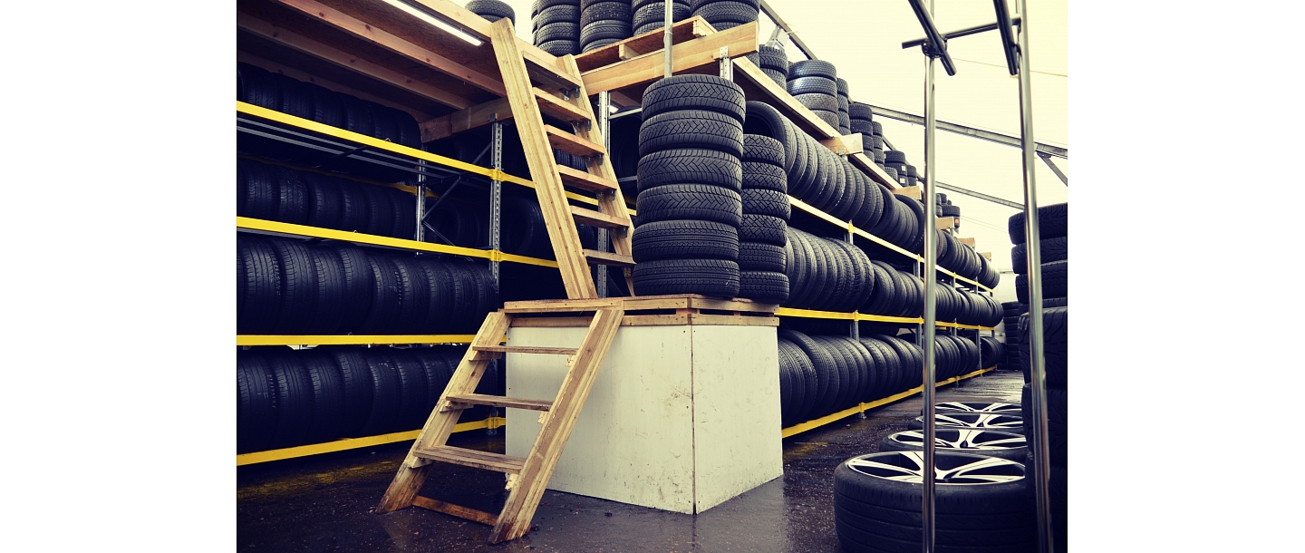 Used tyres.