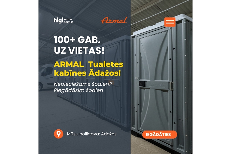 Over 100 toilets available immediately.