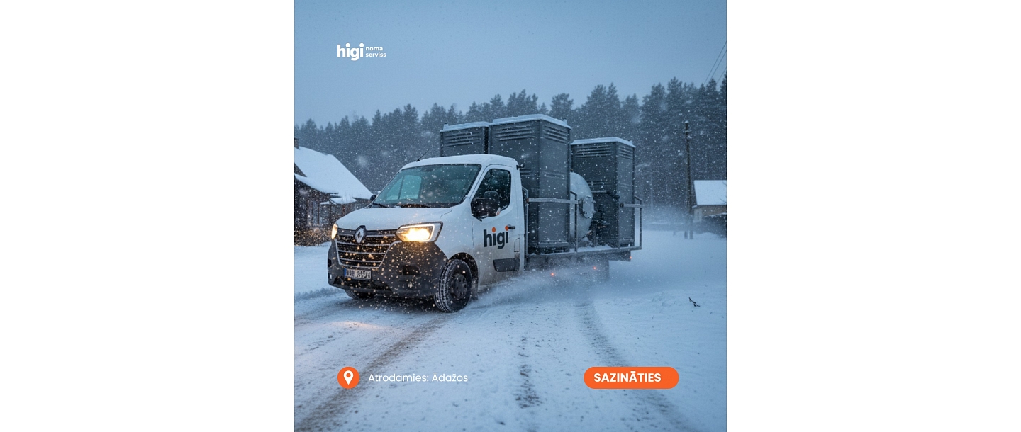 Delivery in the snow in any conditions.