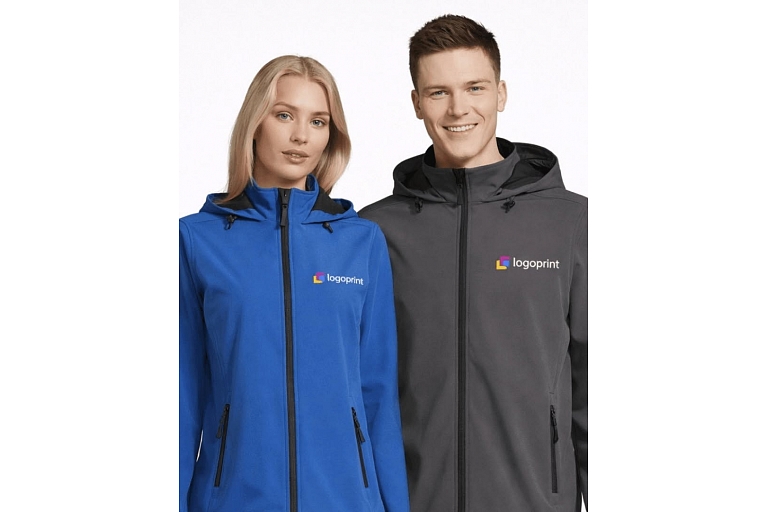 Softshell jackets with logo